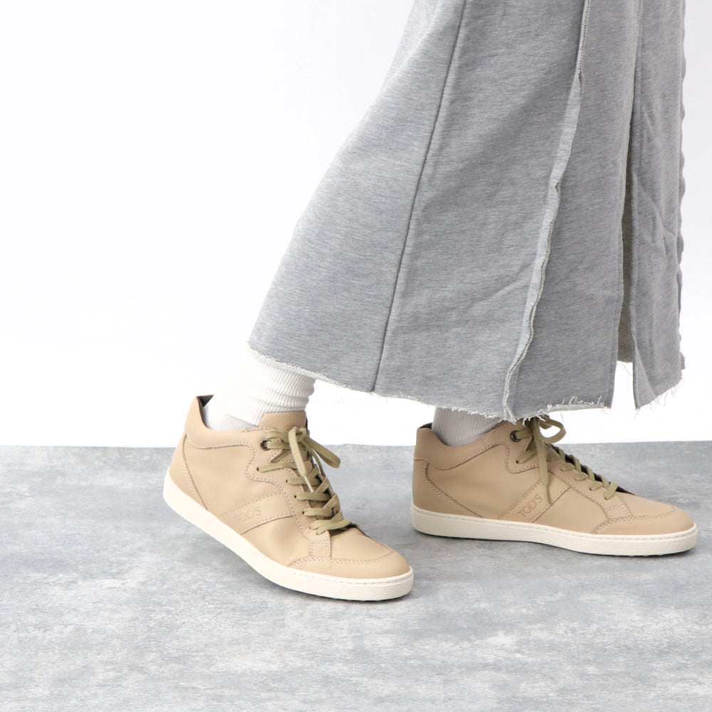 トッズ TOD’S スニーカー ベージュ レザー