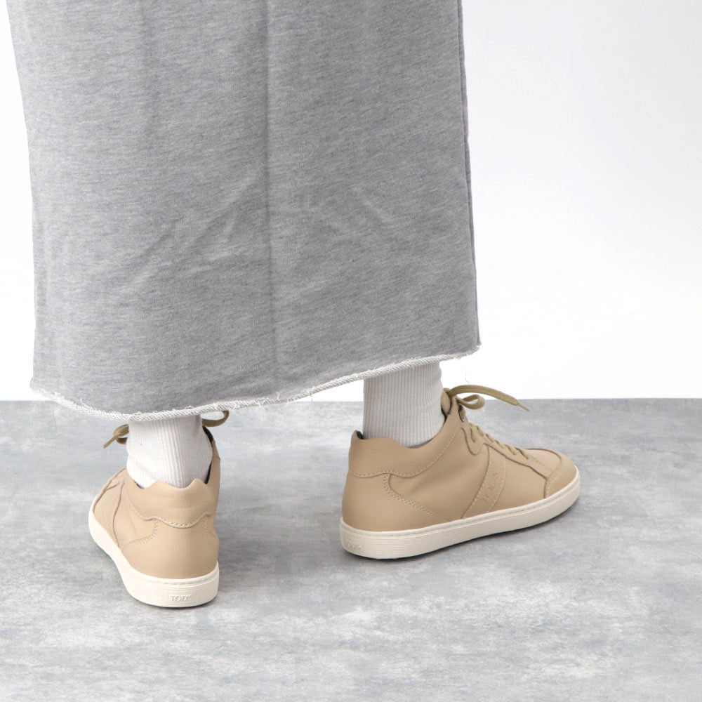 トッズ TOD’S スニーカー ベージュ レザー