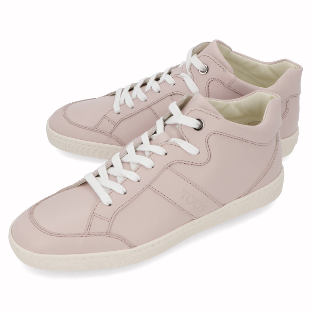 トッズ TOD’S スニーカー ピンクベージュ レザー