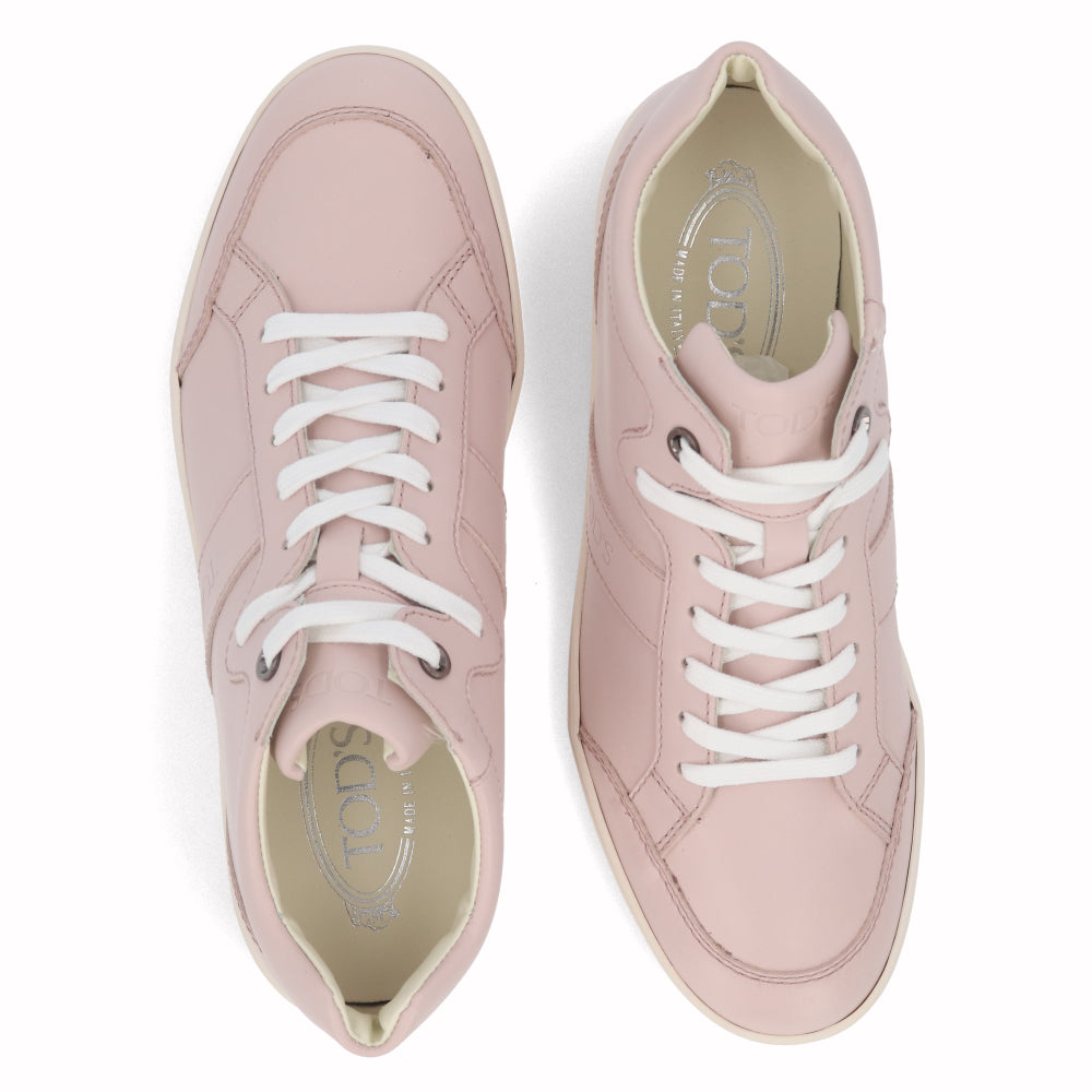 トッズ TOD’S スニーカー ピンクベージュ レザー