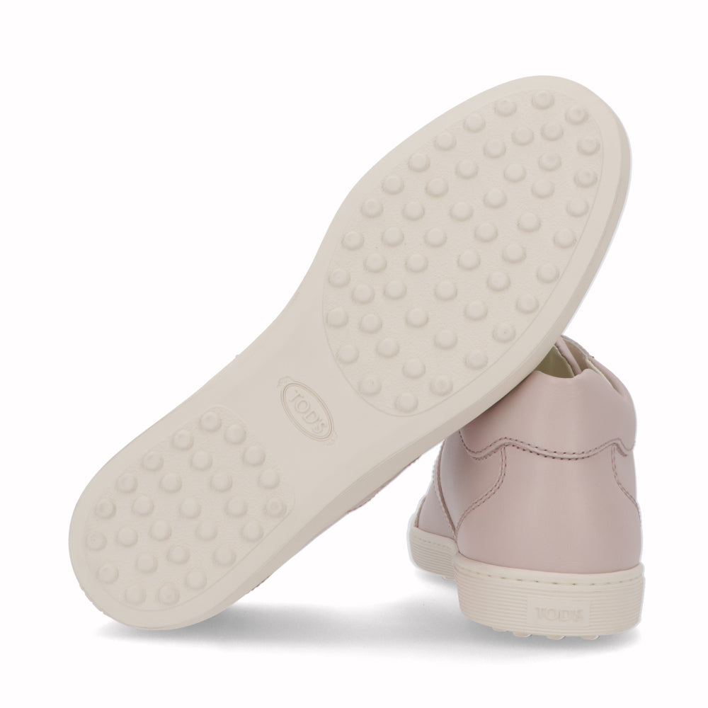 トッズ TOD’S スニーカー ピンクベージュ レザー