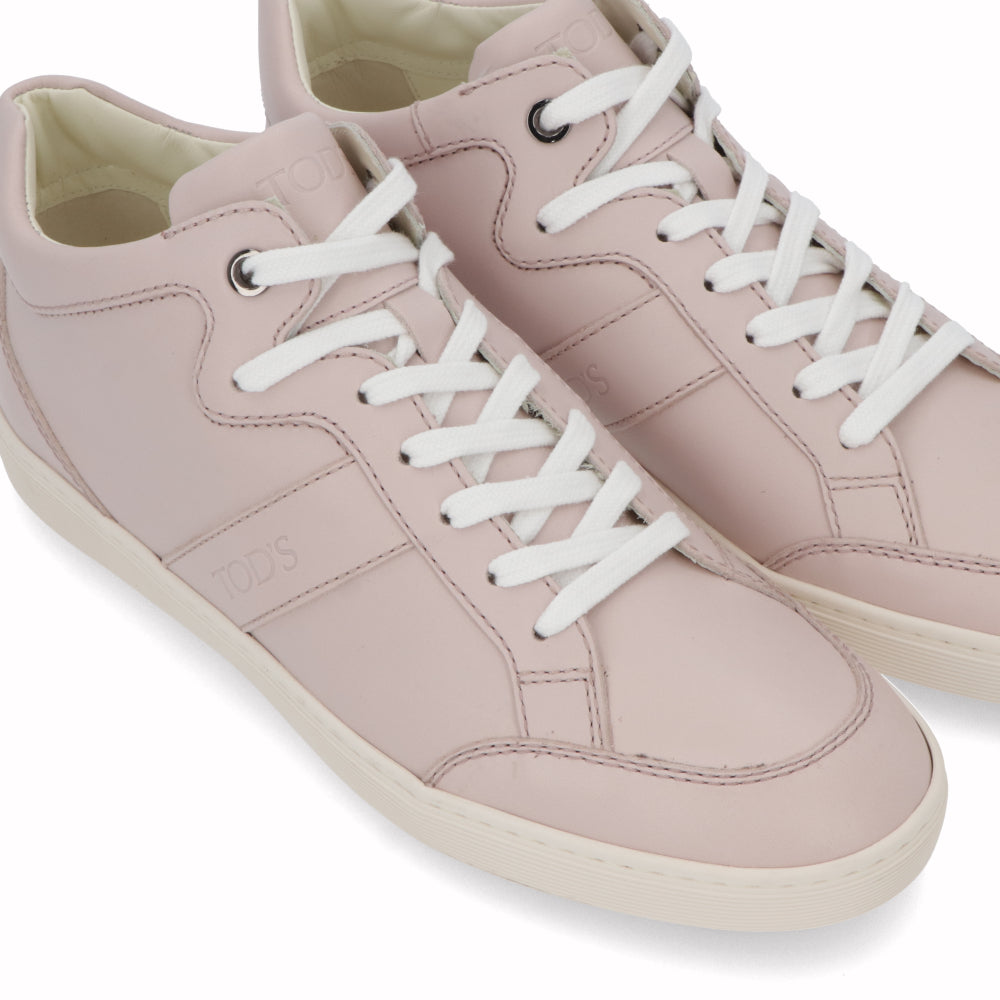 トッズ TOD’S スニーカー ピンクベージュ レザー
