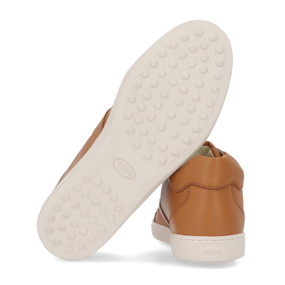トッズ TOD’S スニーカー キャメル レザー レースアップ