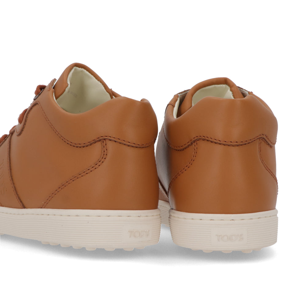 トッズ TOD’S スニーカー キャメル レザー レースアップ