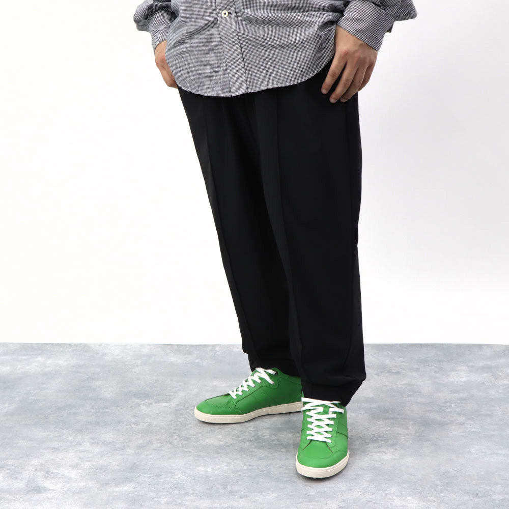 トッズ TOD’S スニーカー グリーン レザー レースアップ