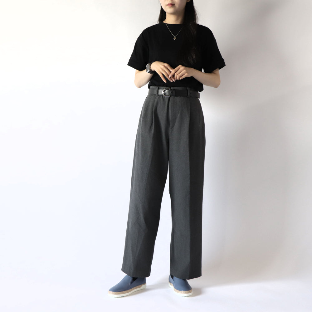 TOD’S スリッポン エスパドリーユ ブルー レザー