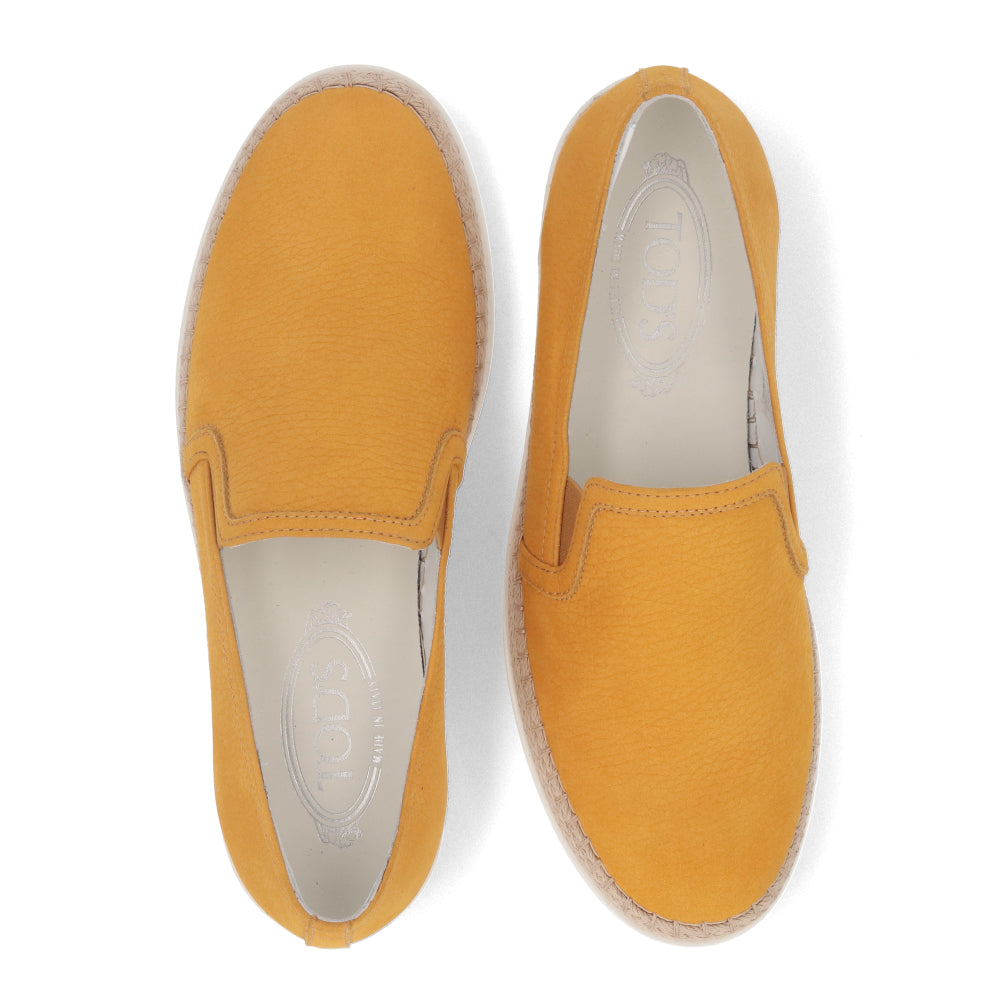 トッズ TOD’S スリッポン イエロー ユニセックス