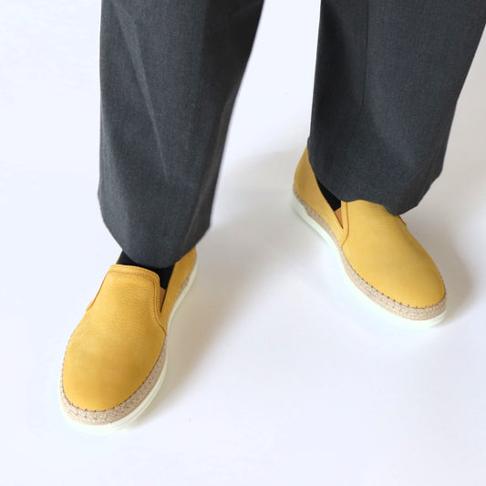 トッズ TOD’S スリッポン イエロー レザー ユニセックス