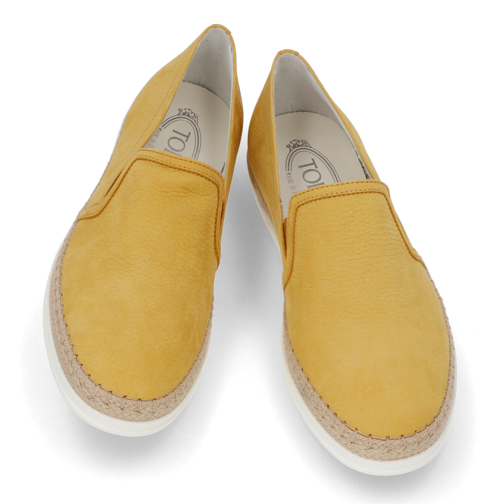 トッズ TOD’S スリッポン イエロー レザー ユニセックス