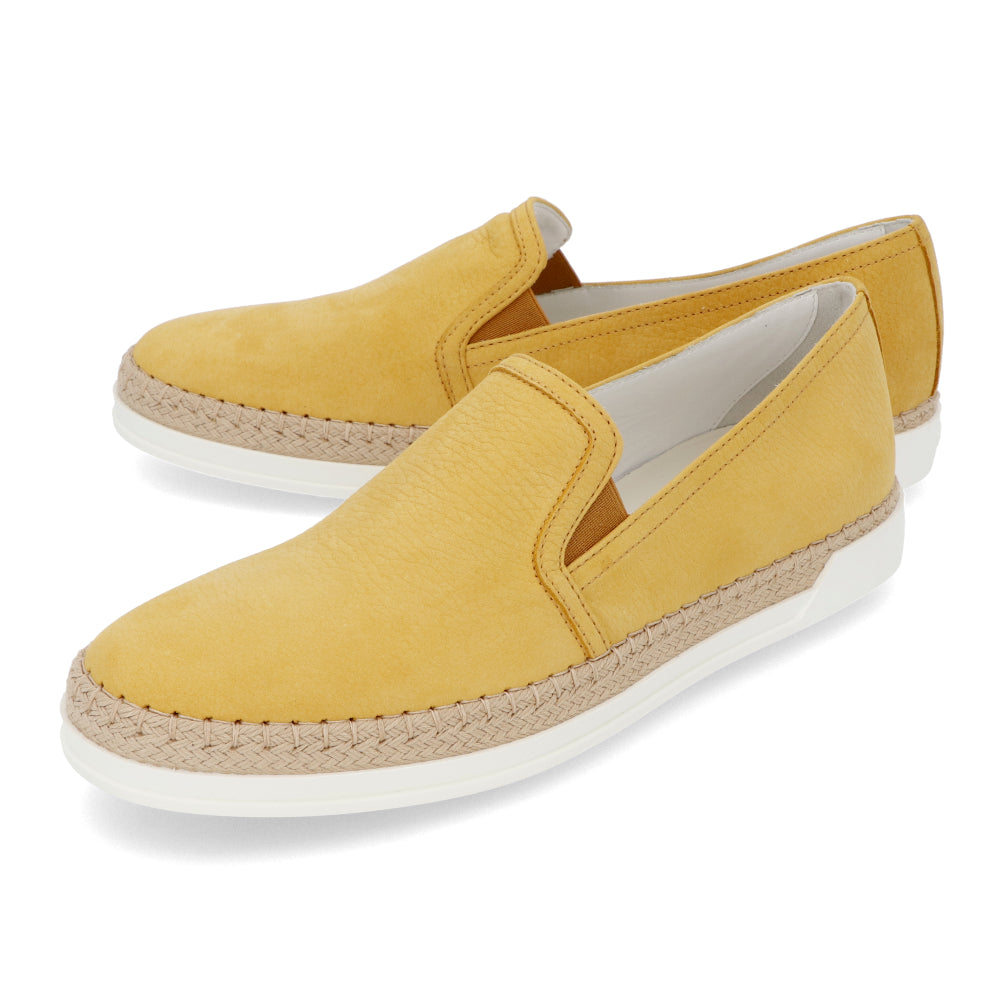 トッズ TOD’S スリッポン イエロー レザー ユニセックス