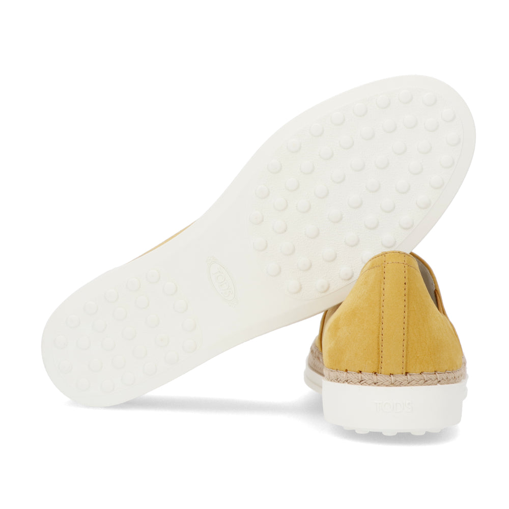 トッズ TOD’S スリッポン イエロー レザー ユニセックス