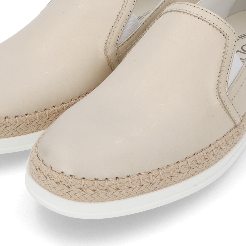 トッズ TOD’S スリッポン ベージュ レザー ユニセックス