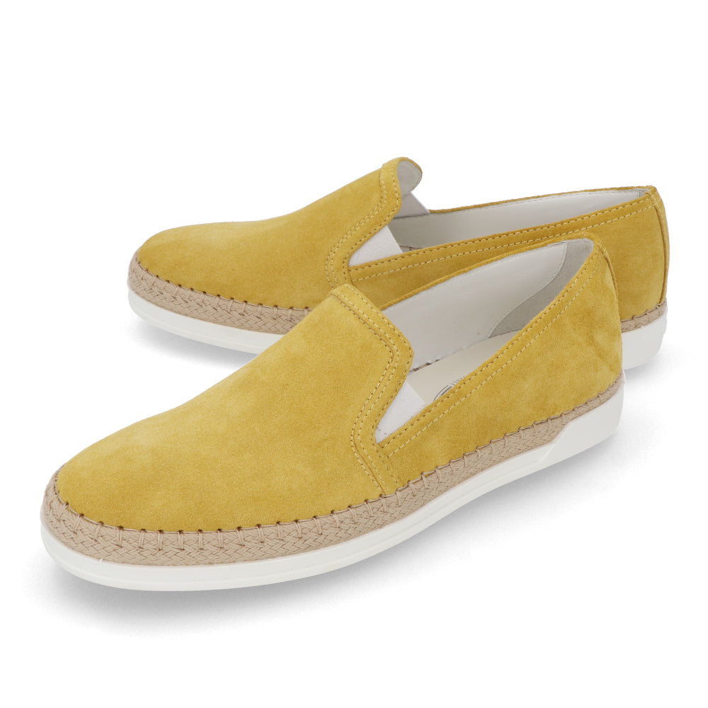 トッズ TOD’S スリッポン イエロー スエード ユニセックス