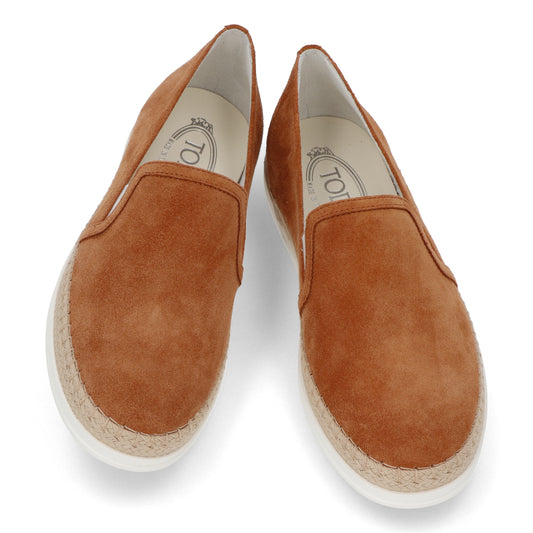 TOD’S スリッポン エスパドリーユ ブラウン スエード