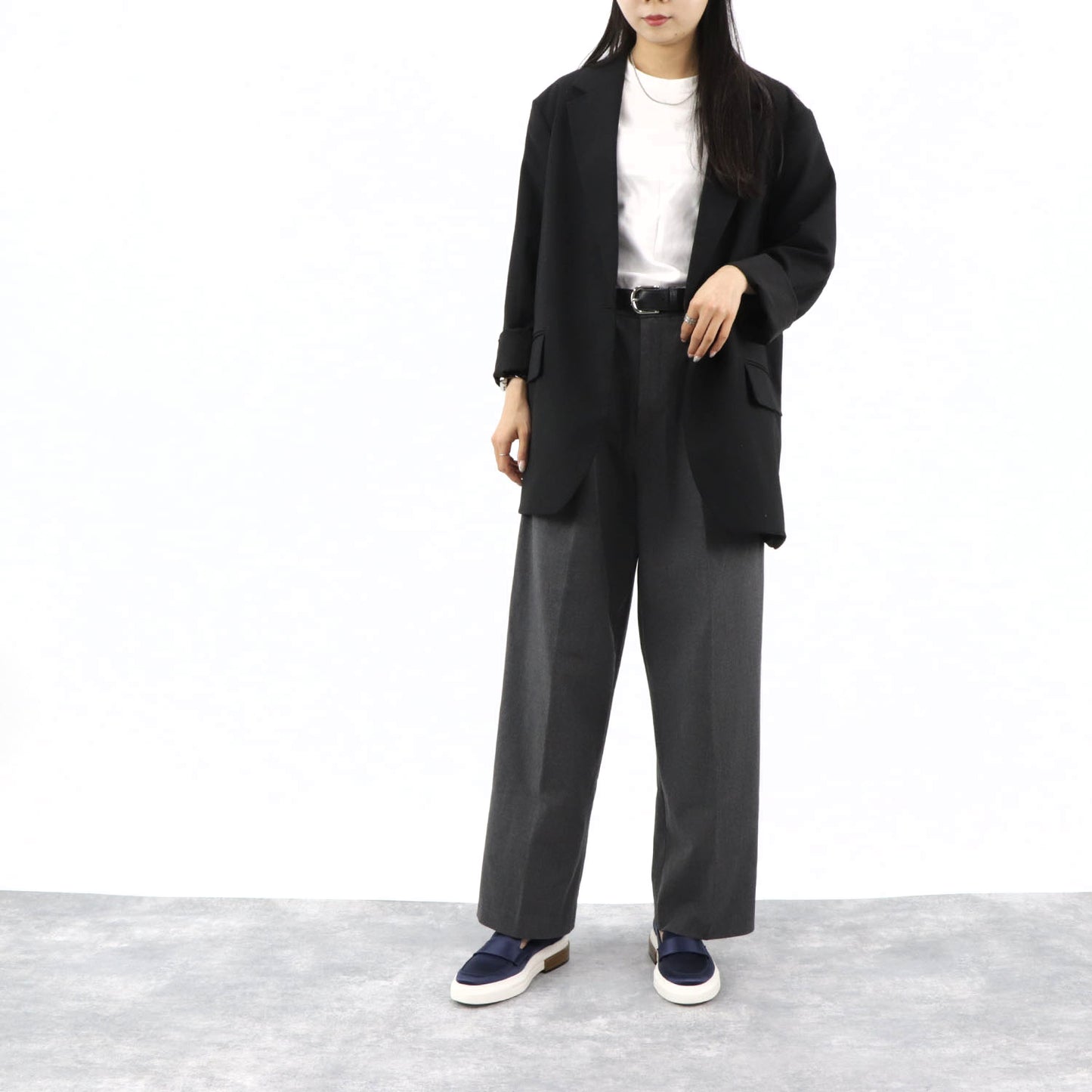 トッズ シューズ モカシン レディース イエロー ネイビー 合成繊維 厚底 無地 XXW92B0Y411RS0