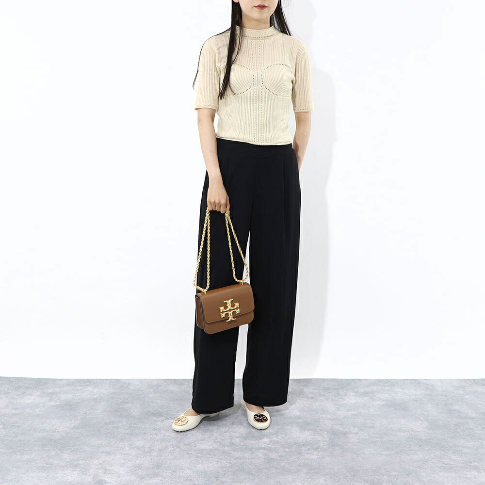 トリー バーチ Tory Burch シューズ パンプス レディース CLAIRE BALLET クレア バレエ アイボリー レザー ラバー バレエシューズ ダブルT ヒールなし 146119 104