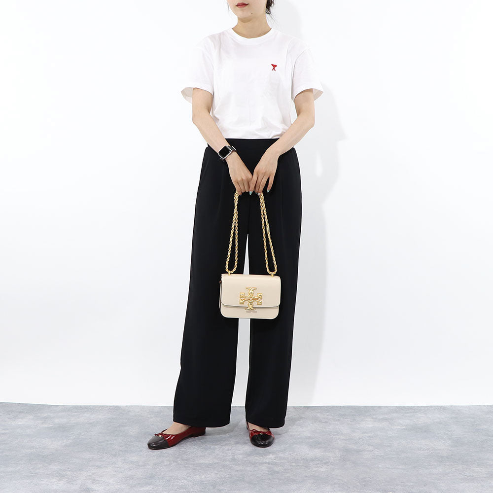 トリー バーチ Tory Burch シューズ パンプス レディース CAP TOE BALLET キャップ トゥバレエ ダークブラウン×レッド レザー バレエシューズ ダブルT ヒールなし 154510 200