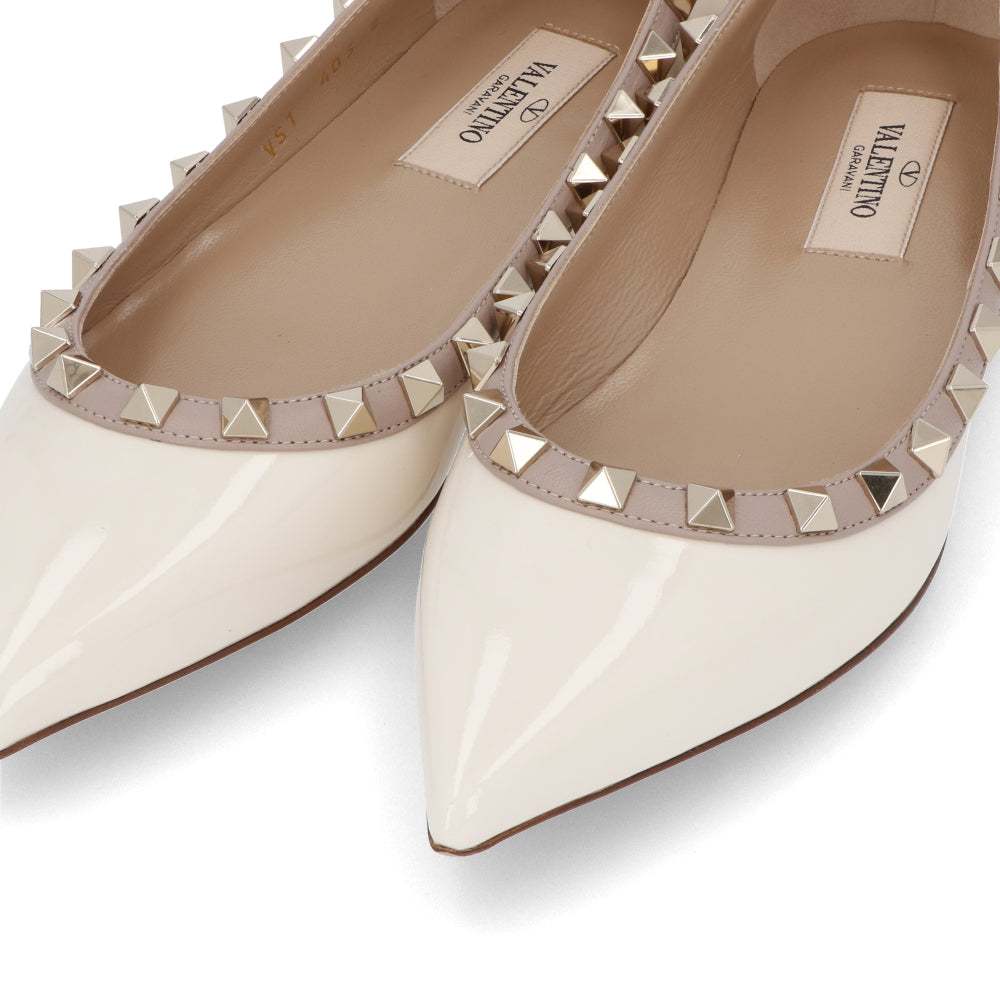 ヴァレンティノ パンプス ロックスタッズ バレリーナ