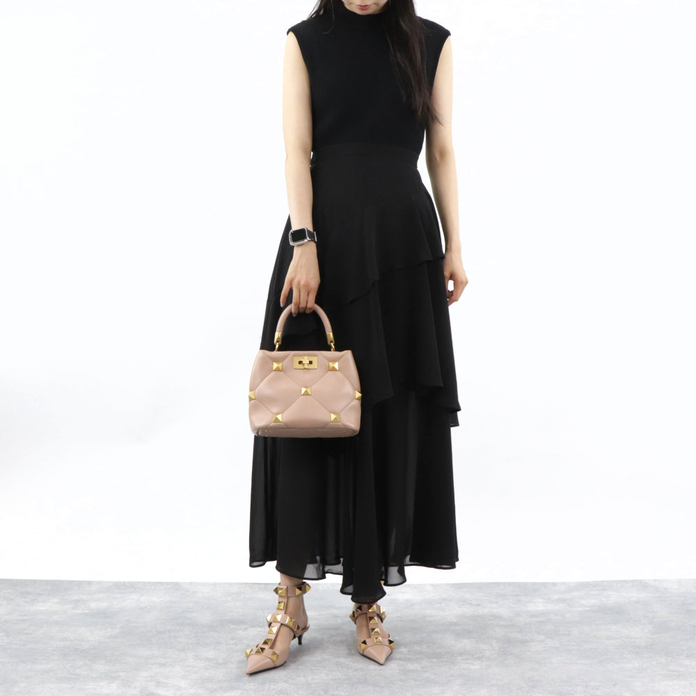 ヴァレンティノ VALENTINO シューズ サンダル ヒールあり 1W2S0CB3 ZWM GF9 レディース ピンクベージュ ロックスタッズ