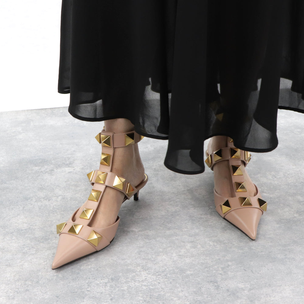 ヴァレンティノ VALENTINO シューズ サンダル ヒールあり 1W2S0CB3 ZWM GF9 レディース ピンクベージュ ロックスタッズ