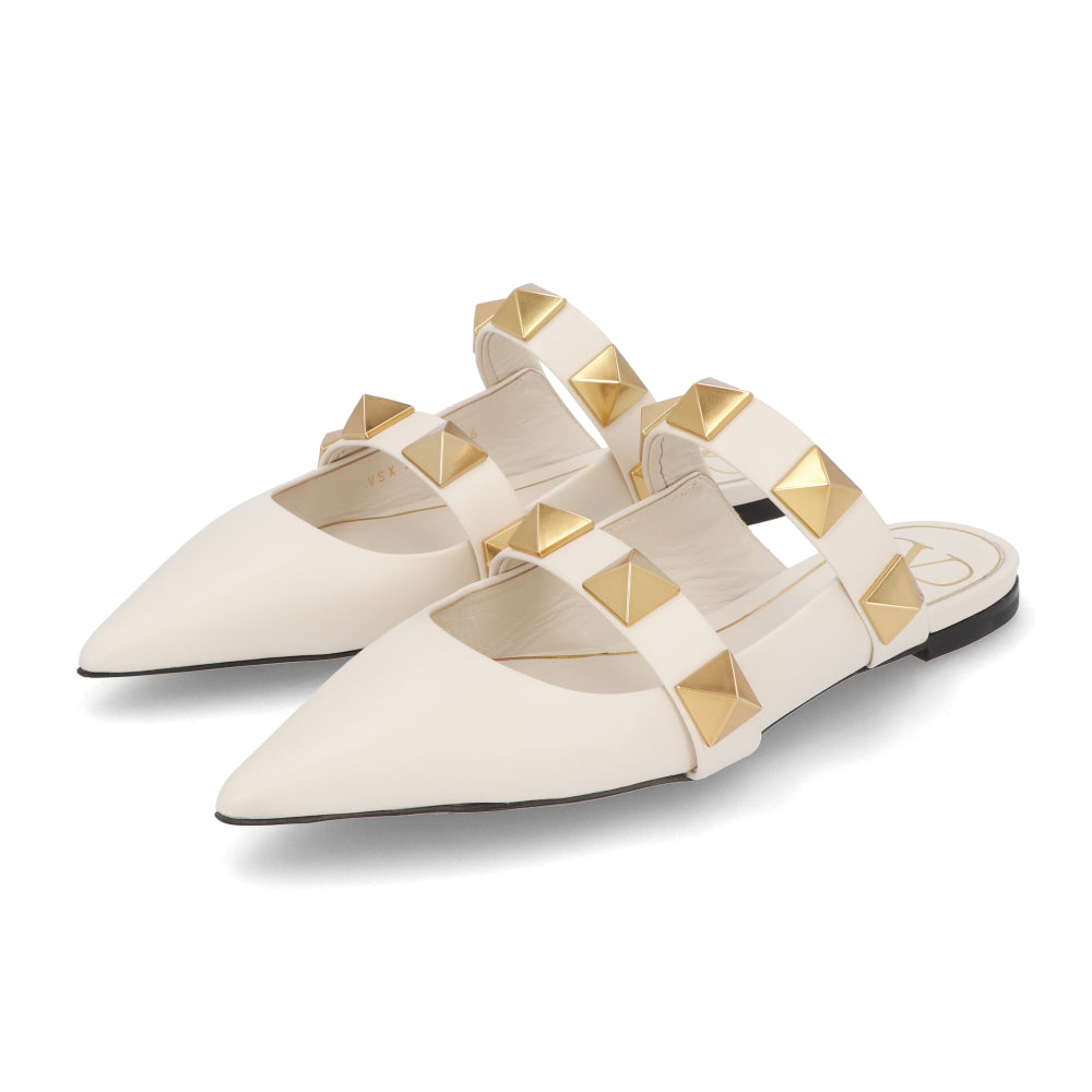 ヴァレンティノ フラットシューズ ローマンスタッズ