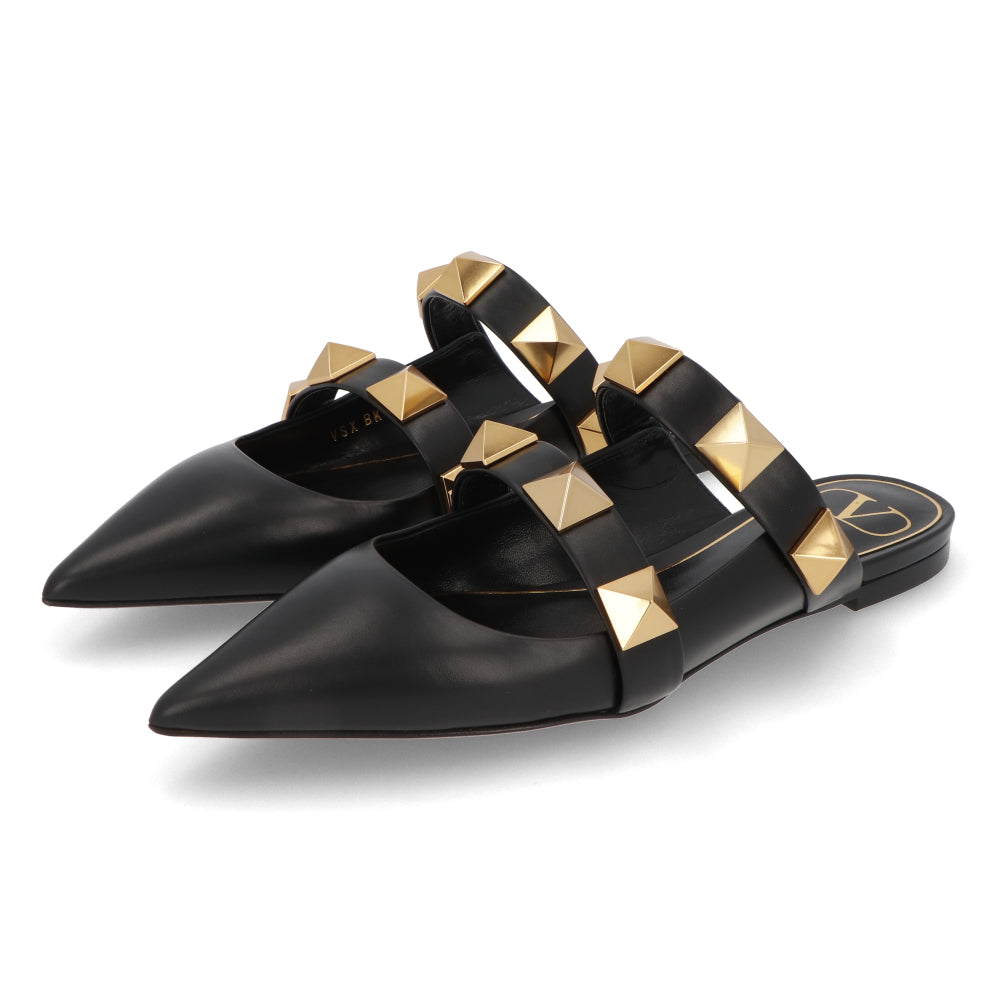 ヴァレンティノ フラットシューズ ローマンスタッズ