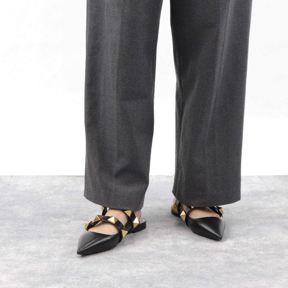 ヴァレンティノ フラットシューズ ローマンスタッズ