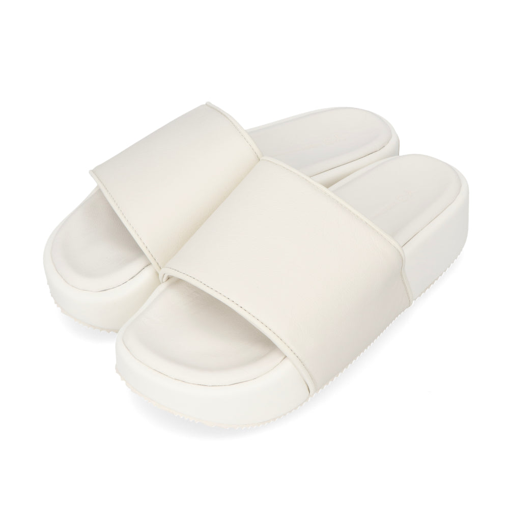 ADIDAS アディダス Y-3 ワイスリー ヨウジヤマモト FZ6402/SLIDES サンダル WHITE オフホワイト 厚底 ビーチサンダル