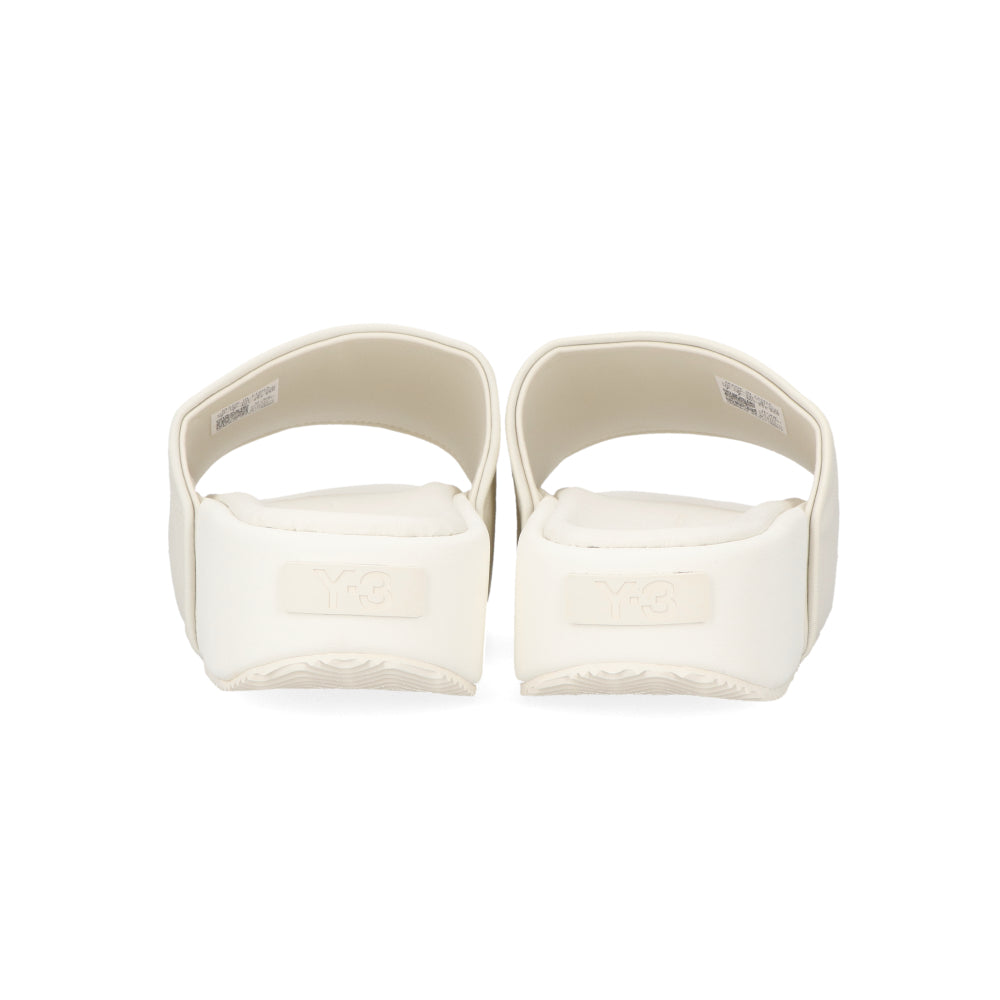 ADIDAS アディダス Y-3 ワイスリー ヨウジヤマモト FZ6402/SLIDES サンダル WHITE オフホワイト 厚底 ビーチサンダル