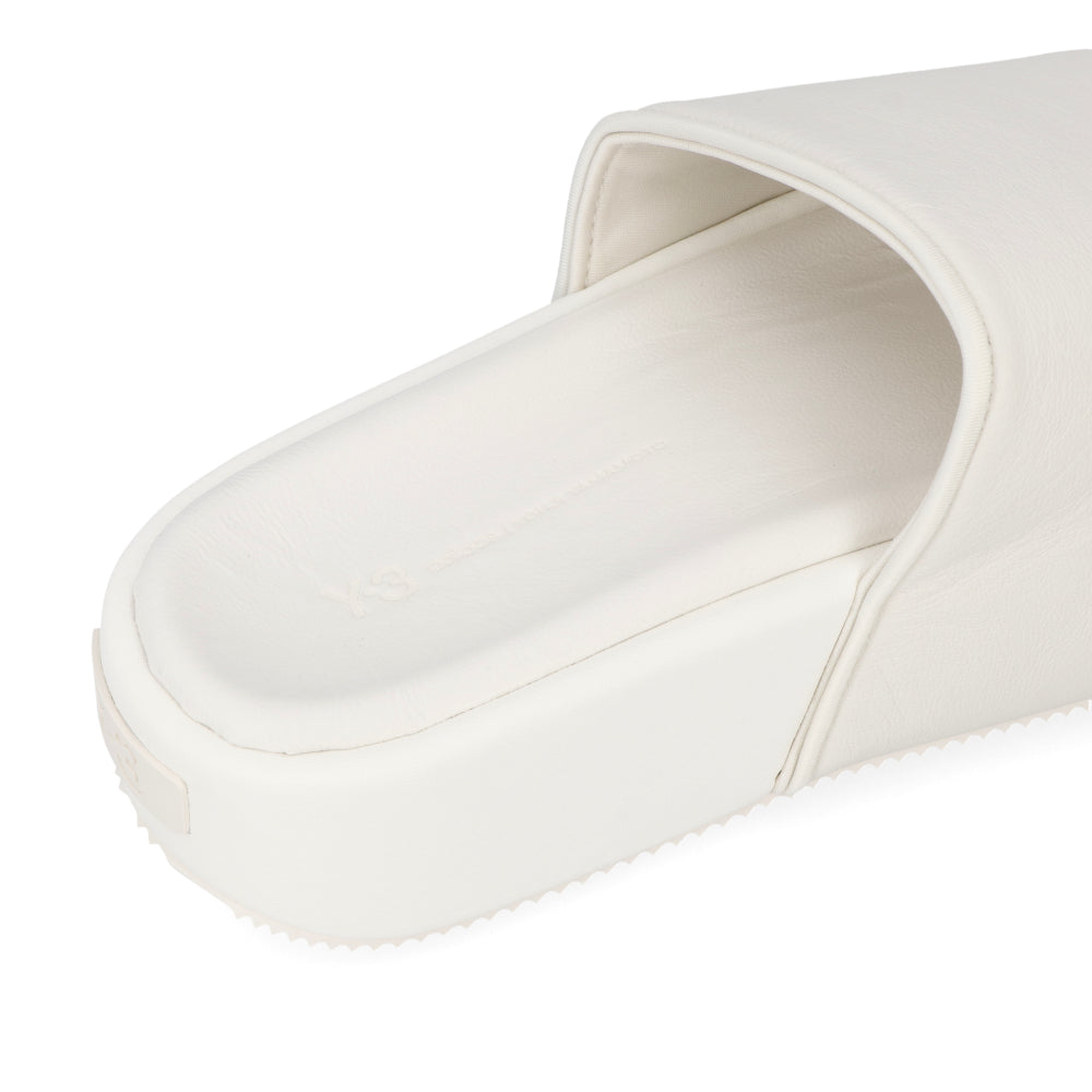 ADIDAS アディダス Y-3 ワイスリー ヨウジヤマモト FZ6402/SLIDES サンダル WHITE オフホワイト 厚底 ビーチサンダル