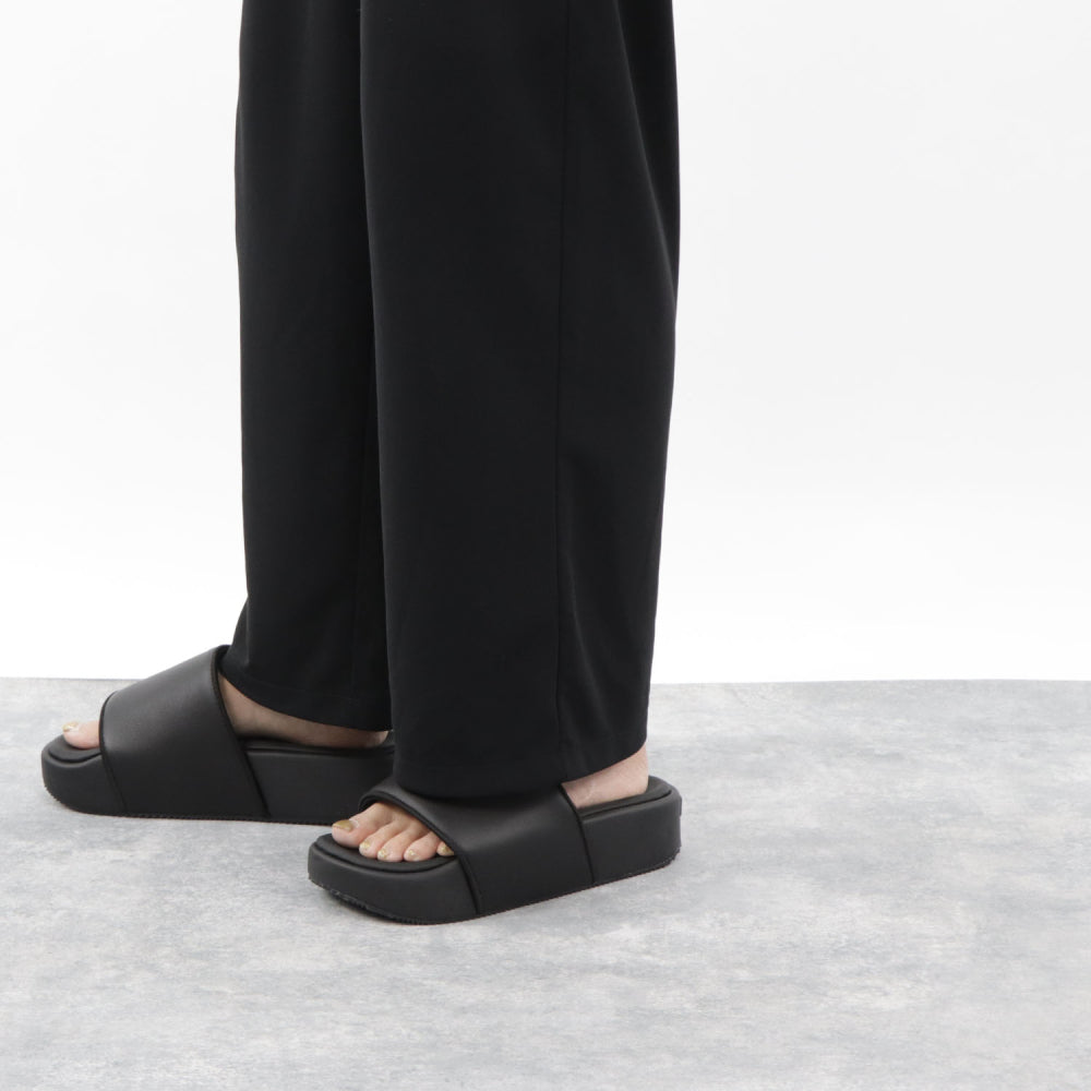 ADIDAS アディダス Y-3 ワイスリー ヨウジヤマモト FZ6403/SLIDES サンダル BLACK ブラック 厚底 ビーチサンダル 新品