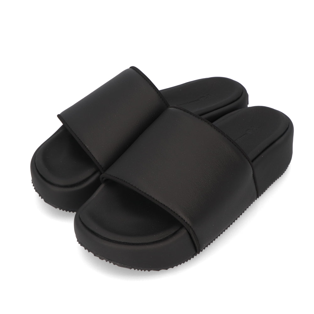 ADIDAS アディダス Y-3 ワイスリー ヨウジヤマモト FZ6403/SLIDES サンダル BLACK ブラック 厚底 ビーチサンダル 新品