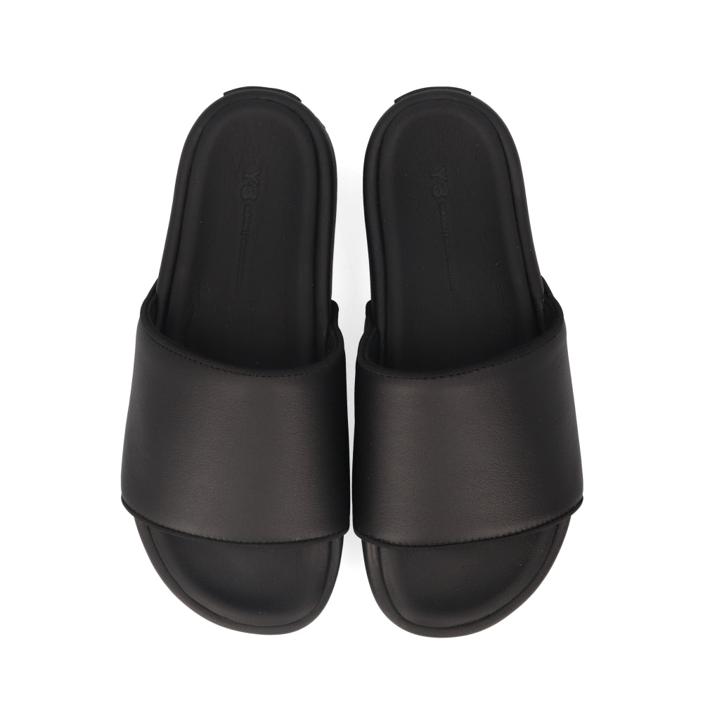 ADIDAS アディダス Y-3 ワイスリー ヨウジヤマモト FZ6403/SLIDES サンダル BLACK ブラック 厚底 ビーチサンダル 新品