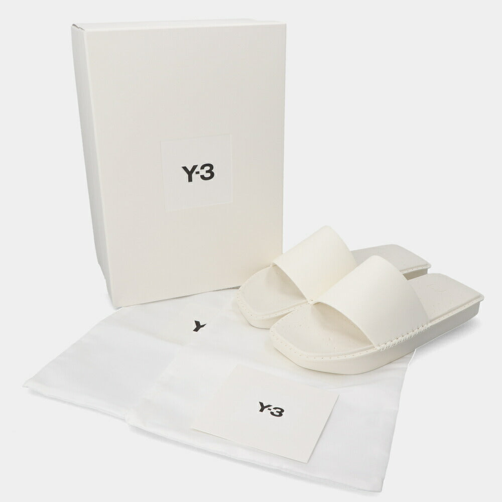 ワイスリー Y-3 アディダス ADIDAS サンダル ビーチサンダル メンズ レディース ユニセックス ホワイト ヨウジヤマモト シンプル FZ6424 WATER SLIDES