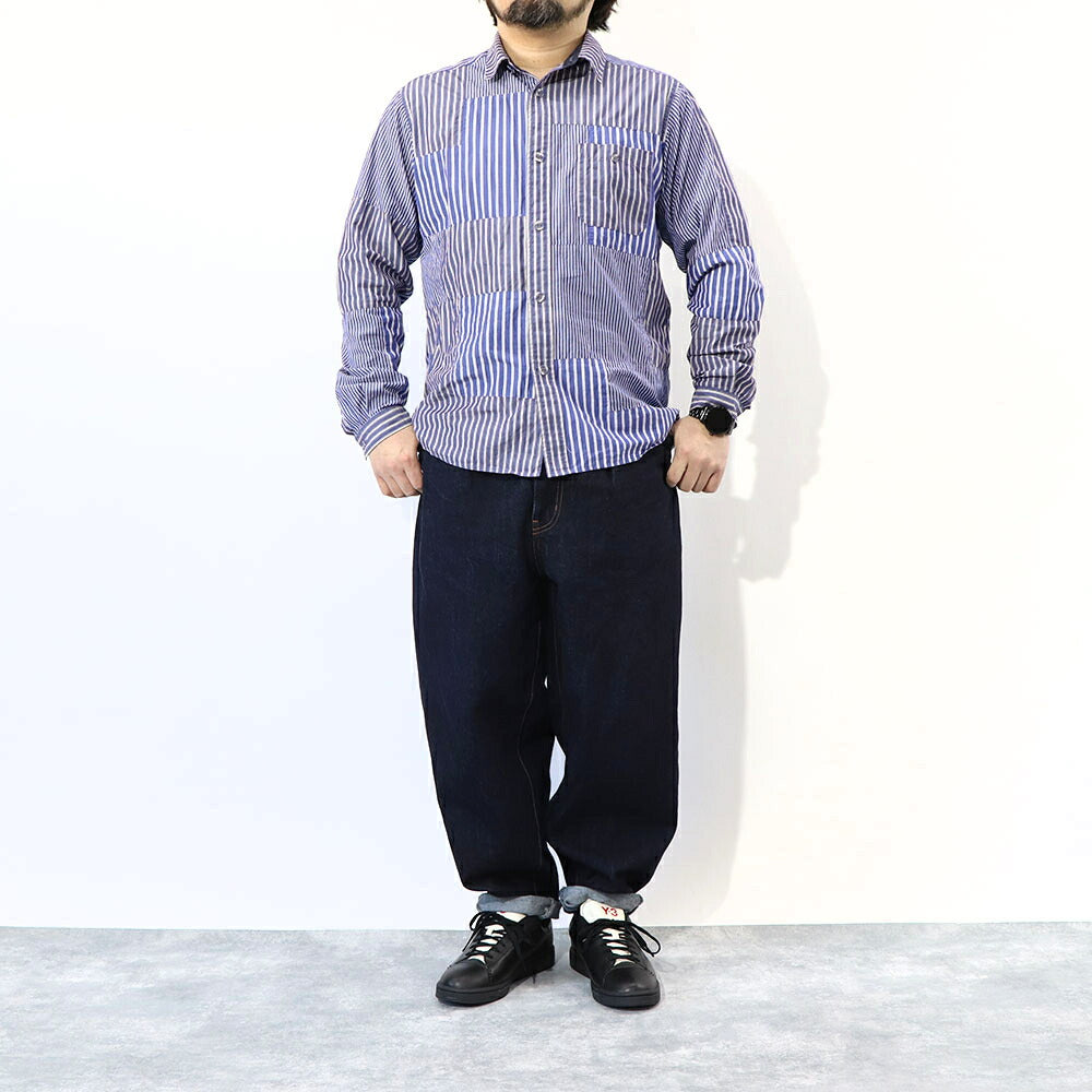 ワイスリー Y-3 シューズ スニーカー メンズ ヨウジコート ブラック レザー ロゴ ツートンカラー ステッチ アディダス ローカット EF2557