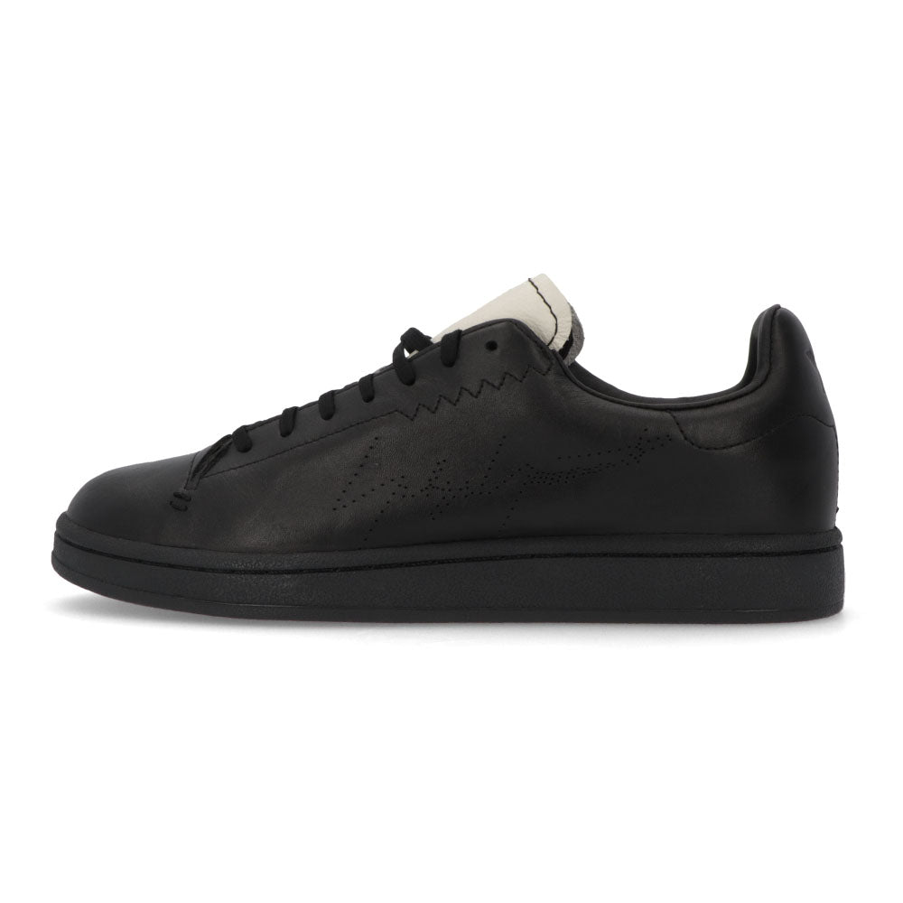 ワイスリー Y-3 シューズ スニーカー メンズ ヨウジコート ブラック レザー ロゴ ツートンカラー ステッチ アディダス ローカット EF2557
