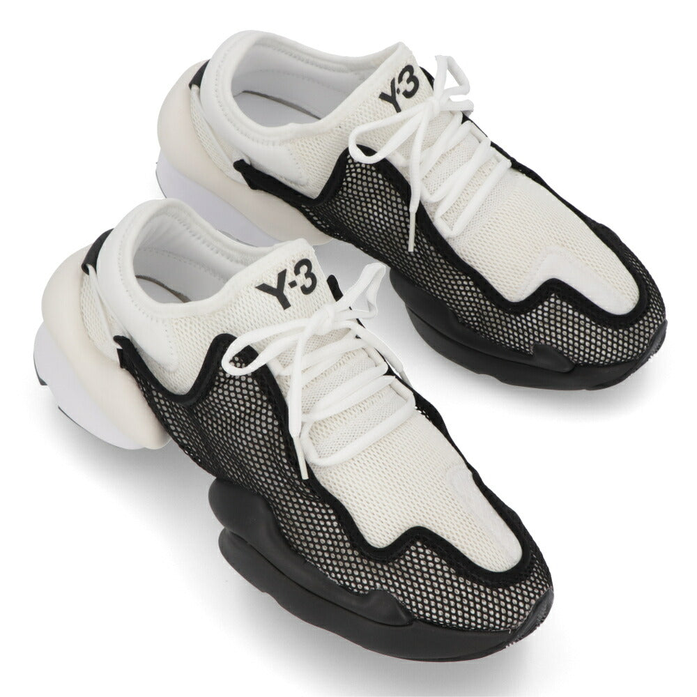 ワイスリー Y-3 シューズ スニーカー メンズ ren ホワイト×ブラック メッシュ 厚底 ロゴ メッシュ ツートンカラー アディダス ローカット EF2560