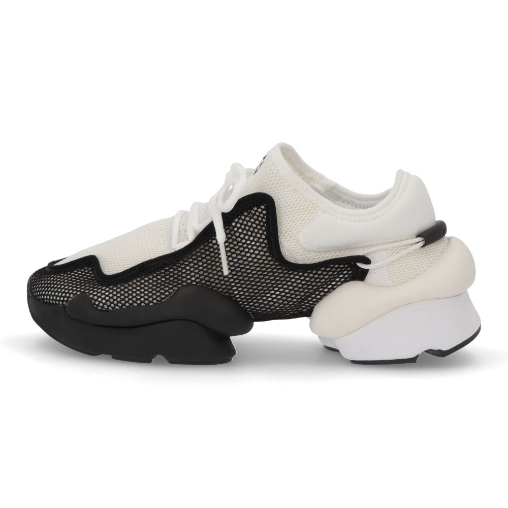 ワイスリー Y-3 シューズ スニーカー メンズ ren ホワイト×ブラック メッシュ 厚底 ロゴ メッシュ ツートンカラー アディダス ローカット EF2560