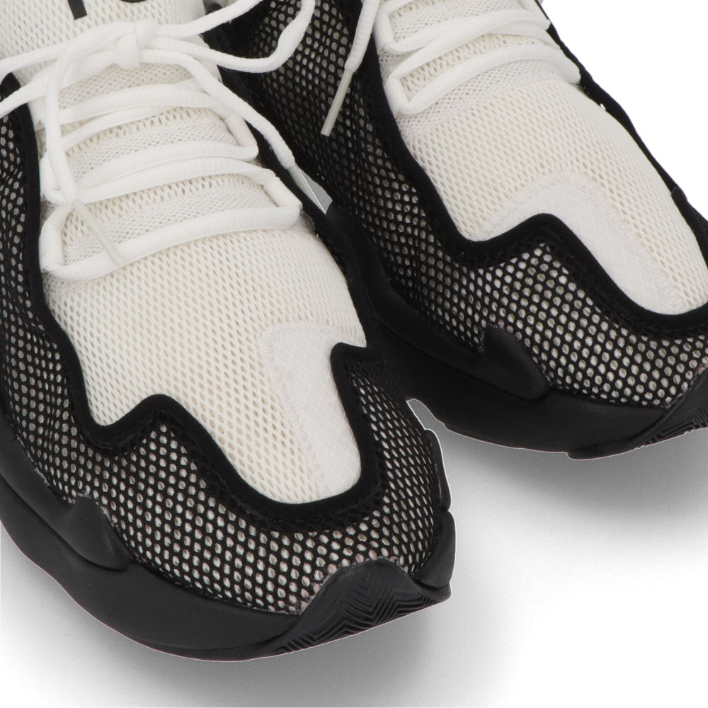 ワイスリー Y-3 シューズ スニーカー メンズ ren ホワイト×ブラック メッシュ 厚底 ロゴ メッシュ ツートンカラー アディダス ローカット EF2560