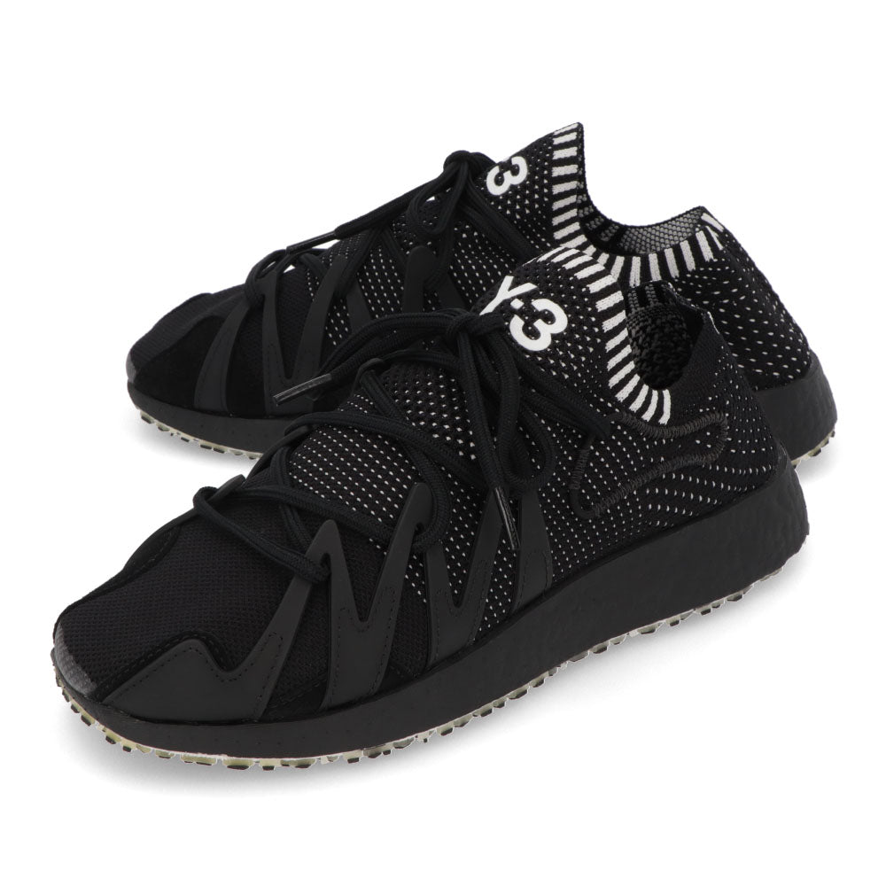 ワイスリー Y-3 シューズ スニーカー メンズ ライトレーサー ブラック プライムニット 厚底 フラット ロゴ アディダス ローカット EF2562