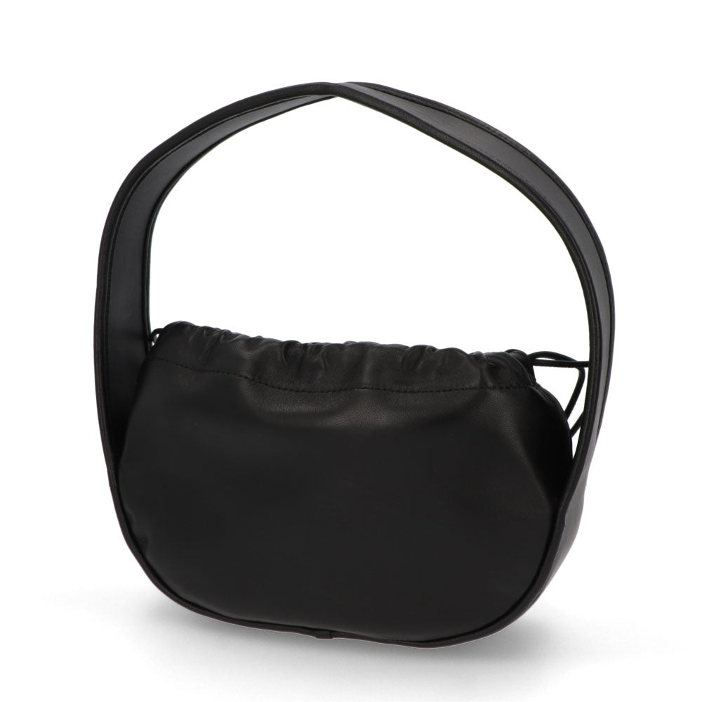 アレキサンダーワン ALEXANDER WANG バッグ ハンドバッグ レディース ブラック レザー ロゴ スモールバッグ ドローストリング
