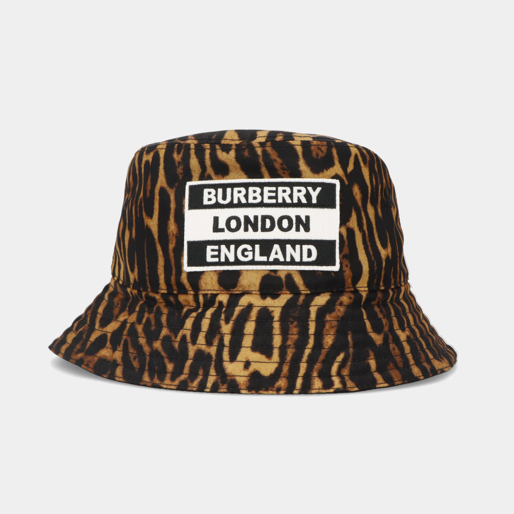 バーバリー 8023869 LEOPA バケットハット レオパード柄