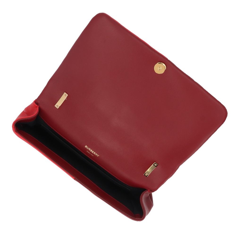 バーバリーショルダーバッグ 8024217 A4587 ダークレッド