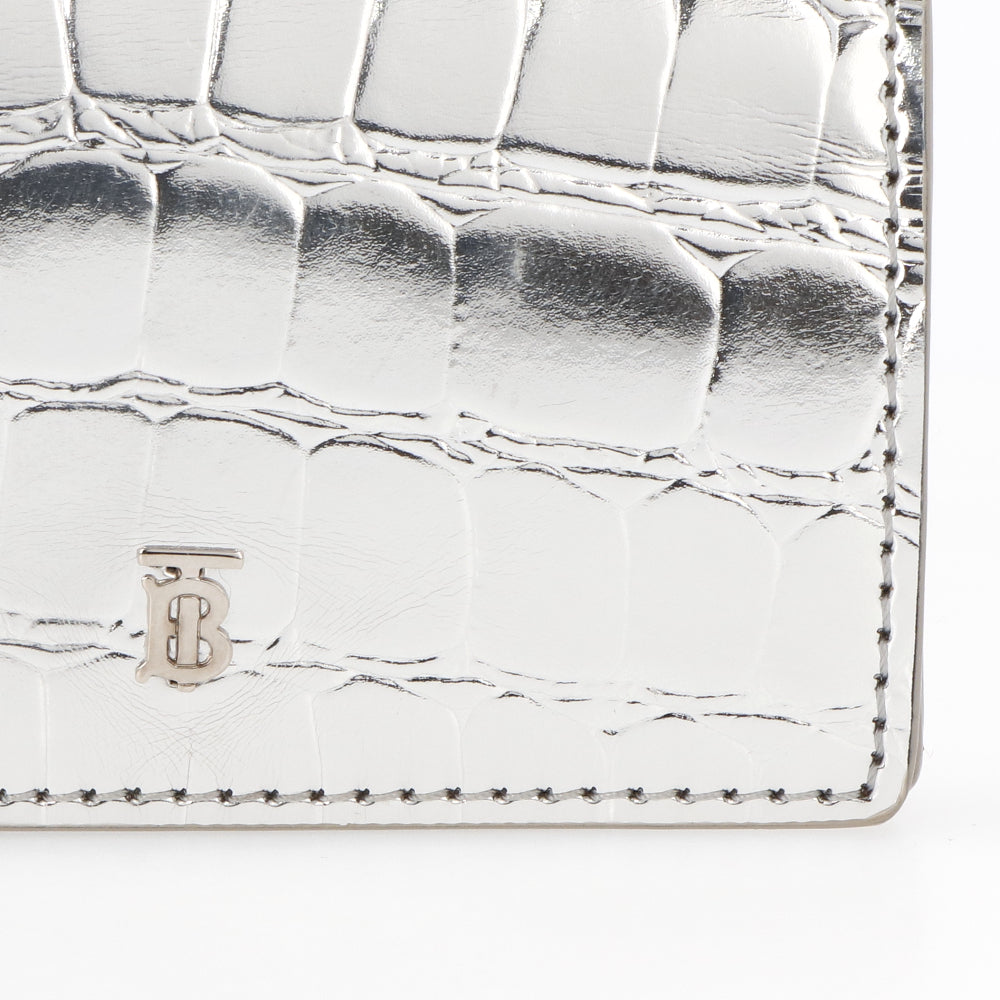 バーバリー BURBERRY ショルダーバッグ 8022565 A1422 レディース A1422 シルバー 財布 コインケース チェーンショルダー