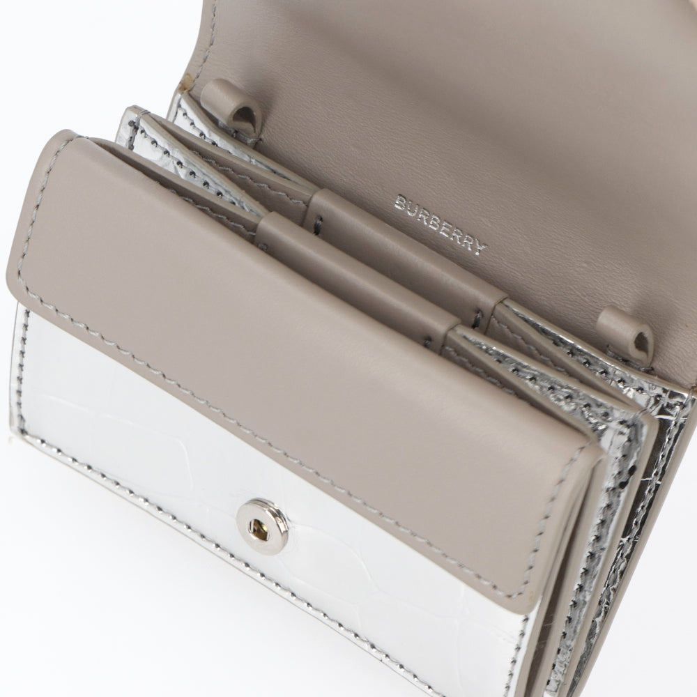 バーバリー BURBERRY ショルダーバッグ 8022565 A1422 レディース A1422 シルバー 財布 コインケース チェーンショルダー