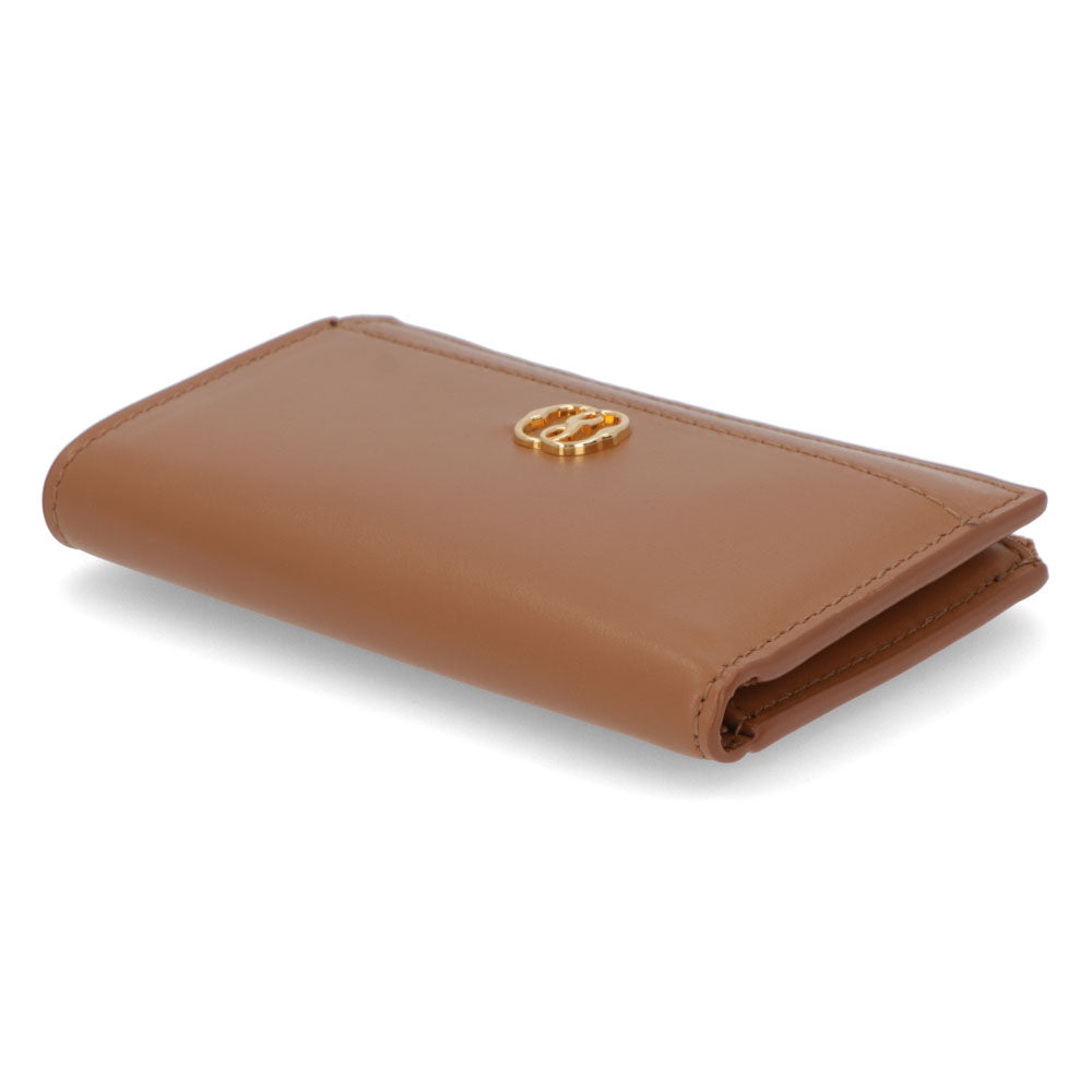 BALLY 二つ折り財布 EMBLEM COMPACT W ブラウン