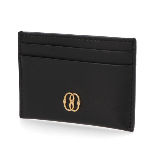 BALLY カードケース ブラック レザー ロゴ