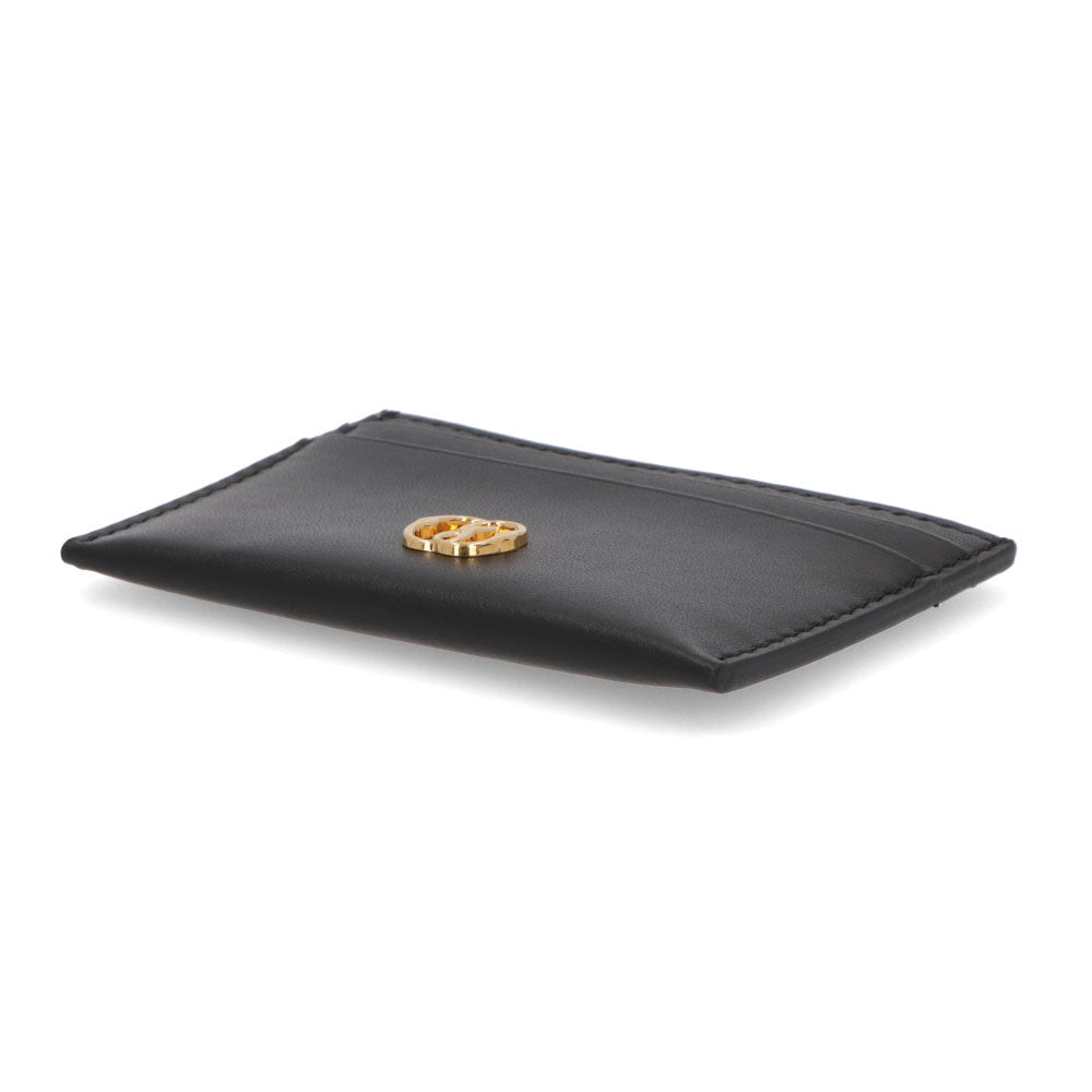 バリー BALLY 雑貨 カードケース レディース ブラック レザー ロゴ ゴールド金具 シンプル パスケース 定期入れ EMBLEM CCH/U901O