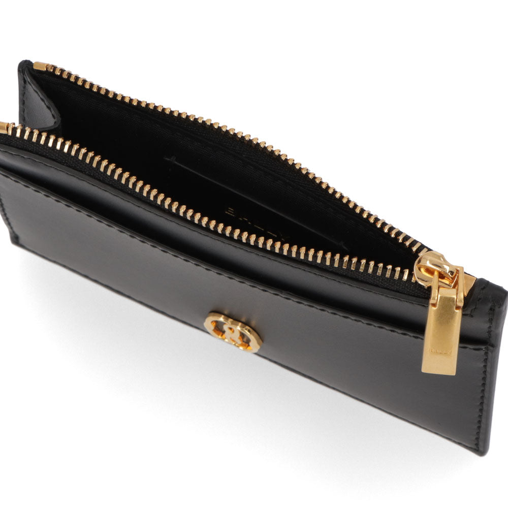 BALLY フラグメントケース EMBLEM ZIPPED CH ブラック