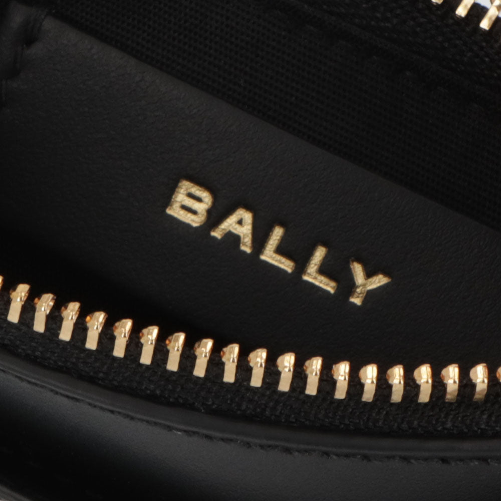 BALLY フラグメントケース EMBLEM ZIPPED CH ブラック
